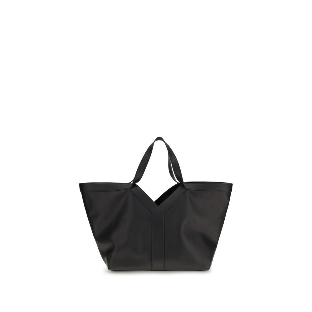 Saint Laurent Black Calf Leather Bos Taurus Shoulder Bag